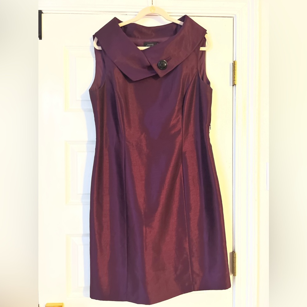 Beautiful, burgundy Tahari dress, size 14